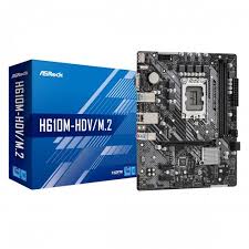 ASROCK H610M-HDV/M.2 INTEL H600 SERIES 14TH, 13TH & 12TH GEN MOTHERBOARD
